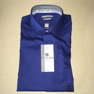 Van Heusen Blue Velvet Dress Shirt